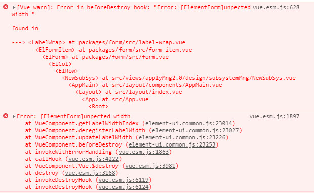 [ElementForm]unpected width  at VueComponent.getLabelWidthIndex